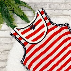 Tommy Hilfiger • Striped Silk Tank Top Size Small